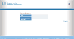 Desktop Screenshot of egzamin.eccc.com.pl
