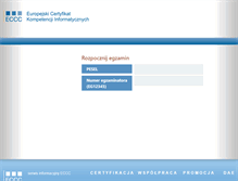 Tablet Screenshot of egzamin.eccc.com.pl
